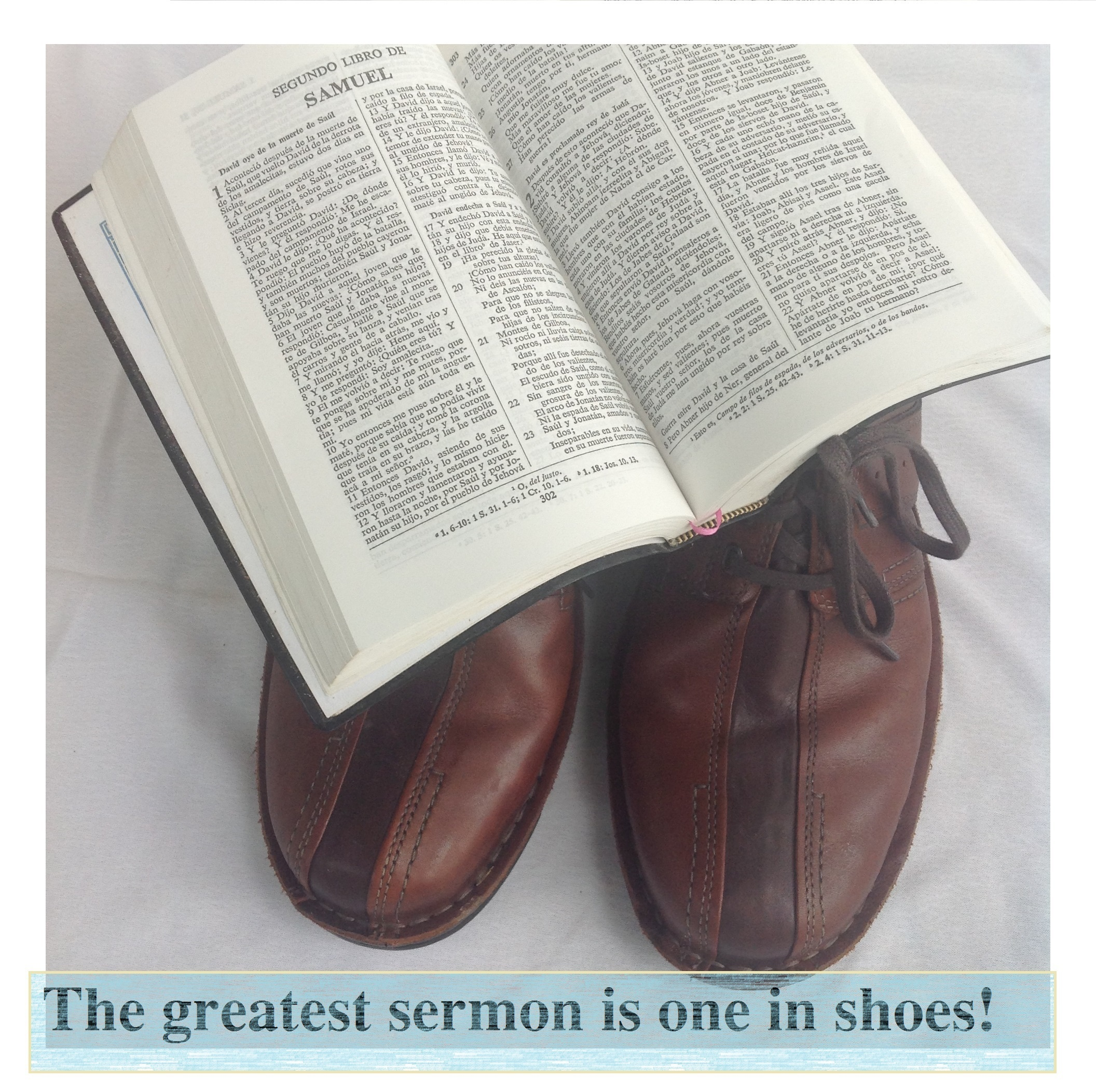 Sermon in Shoes | God'sCharacter